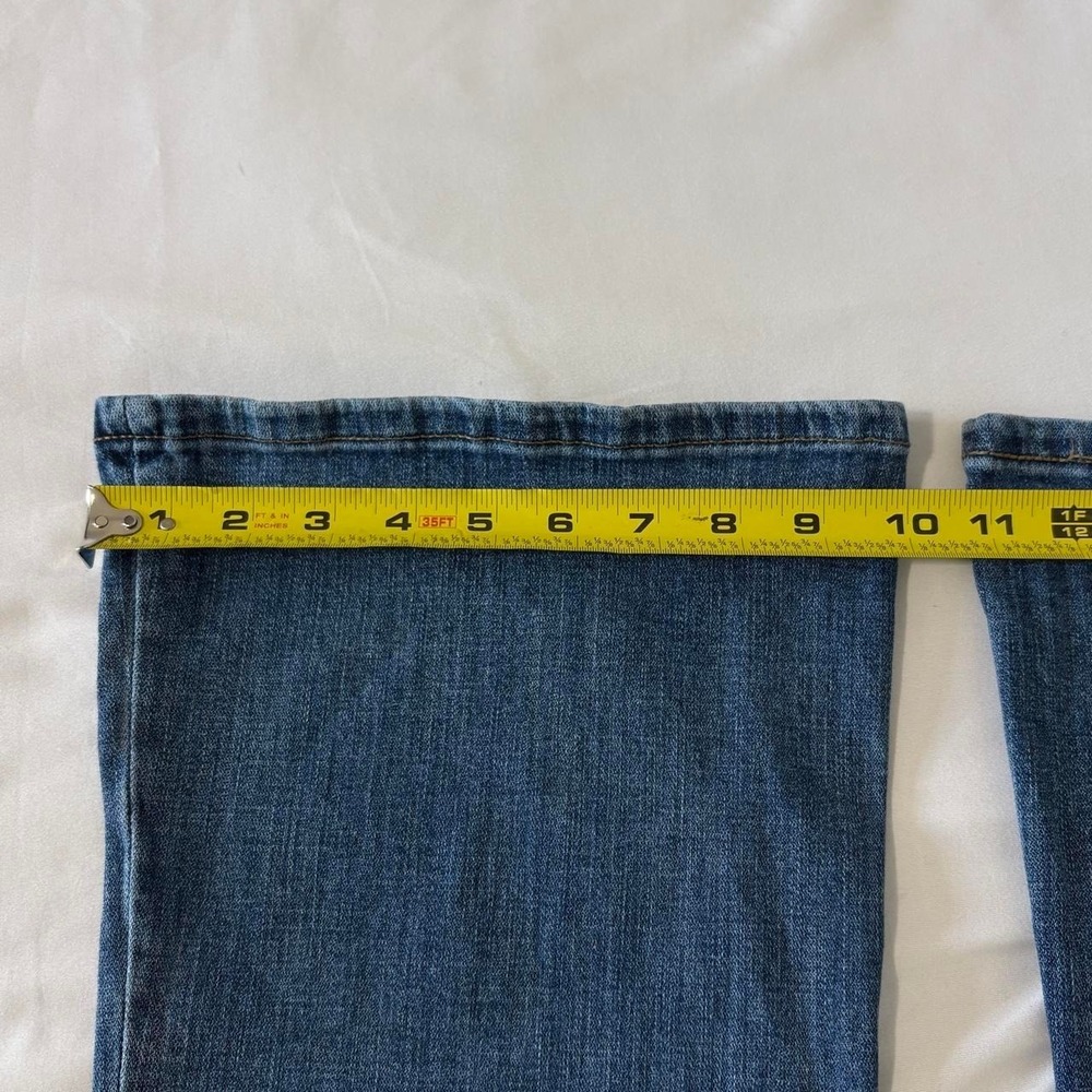 aeropostale low rise flare double button cargo flap pocket jeans y2k 2000 size 4 - Picture 8 of 8